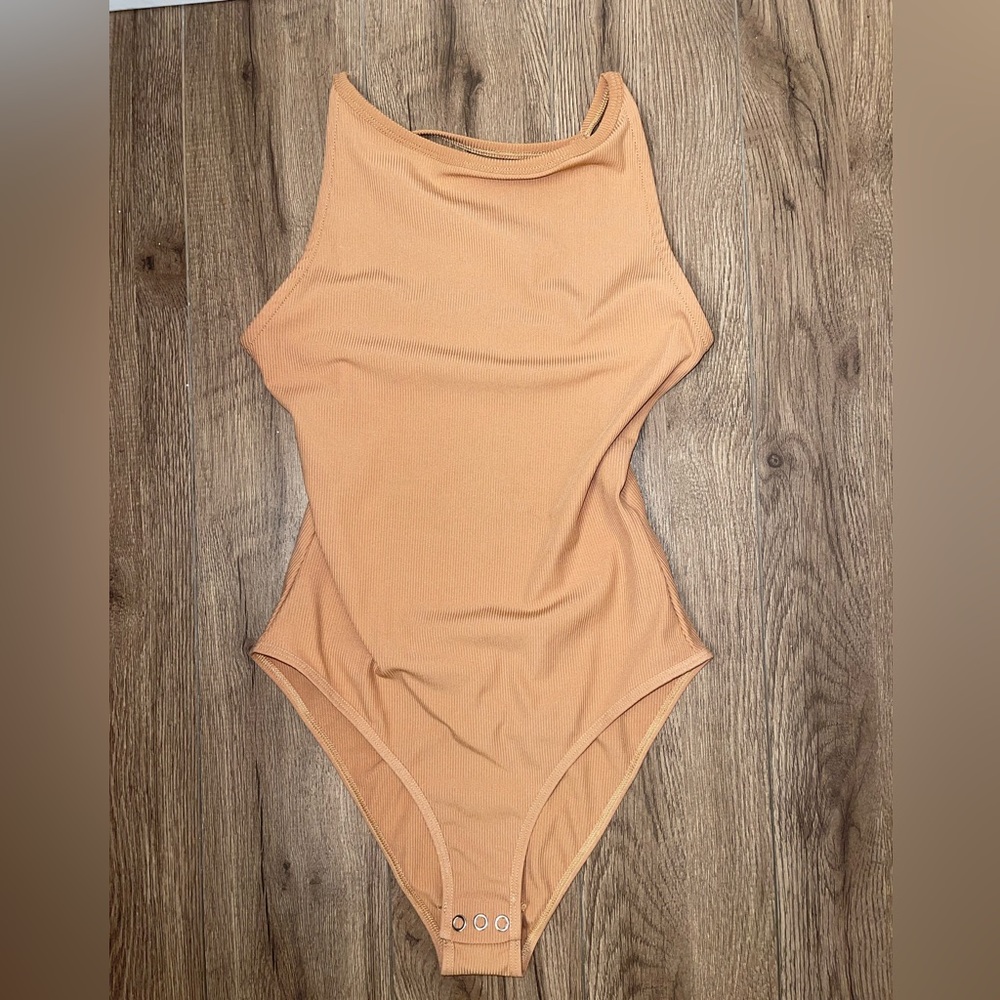 Orange Topshop Bodysuit